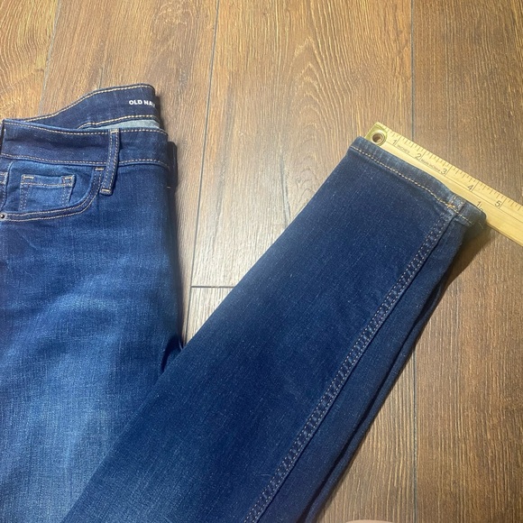 Old navy 8 long mid-rise rockstar super skinny jeans - Picture 5 of 9